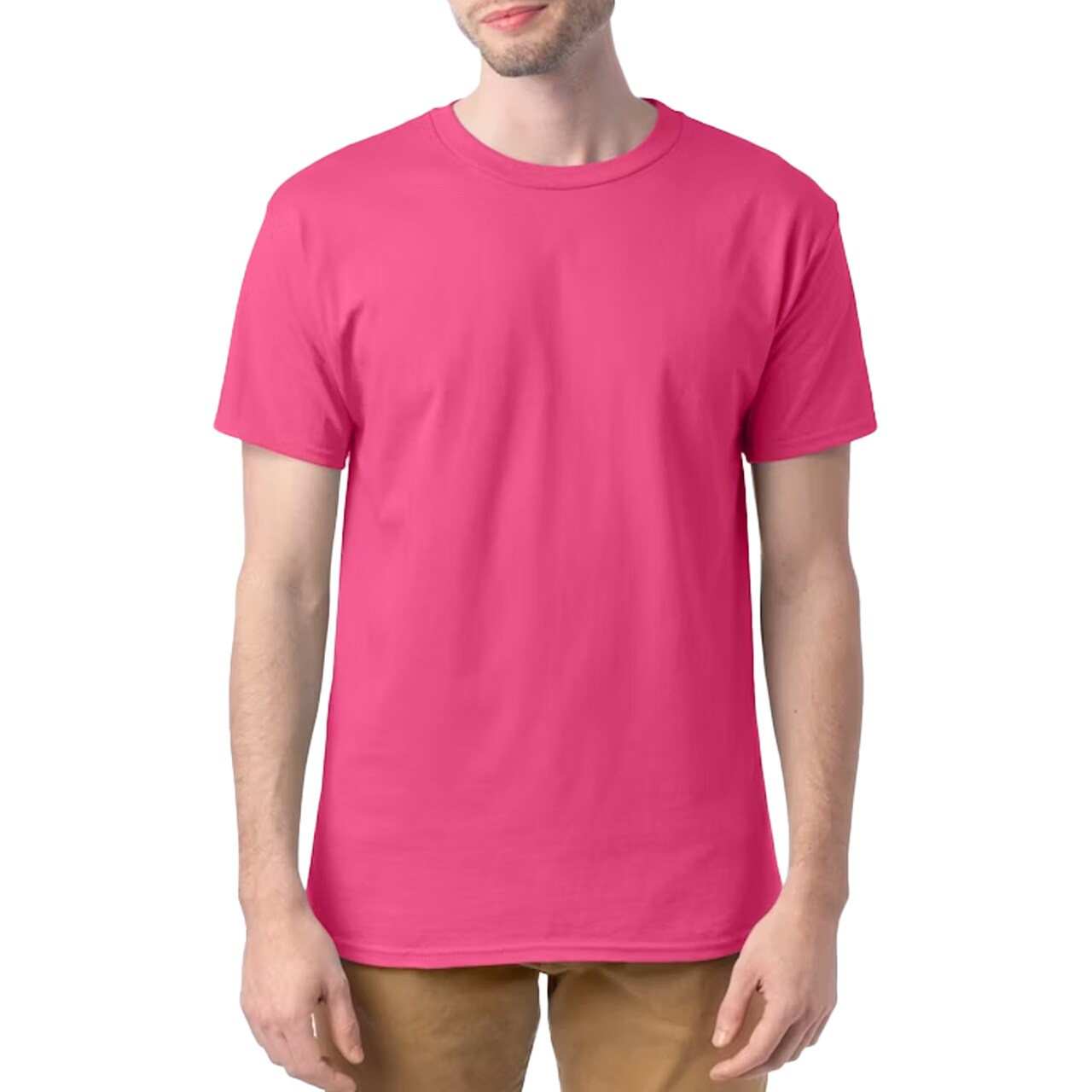 Hanes Essential-T DIY Craft T-Shirt – Blank Cotton Tees for Printing Projects